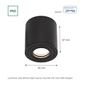Spectrum LED CHLOE GU10 IP65 ROUND BLACK - Ideal lighting for any space