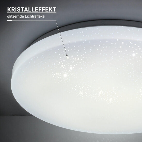 Optonica LED Ceiling Light 24W CCT DIP-Switch IP20 Star Cover - Crea un ambiente acogedor en cualquier habitación
