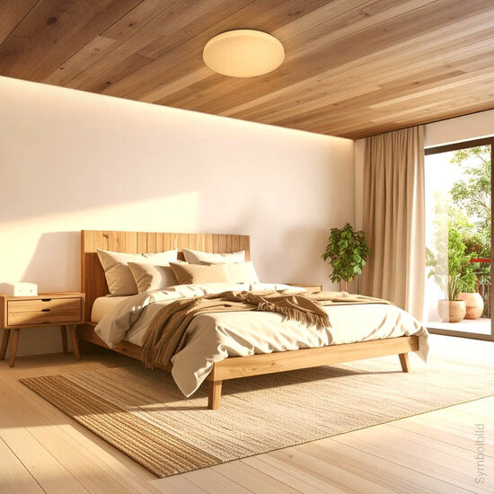 Optonica LED Ceiling Light 18W CCT DIP-Switch IP20 Matt Cover - Iluminación ideal para cualquier espacio