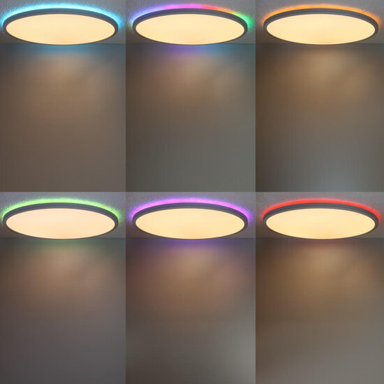 Optonica LED Ceiling Lights White Body 18W CCT+RGB - Crea la atmósfera perfecta en cualquier habitación