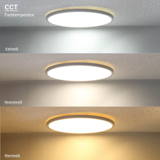 Optonica LED Ceiling Lights White Body 18W CCT+RGB - Schaffen Sie die perfekte Atmosphäre in jedem Raum