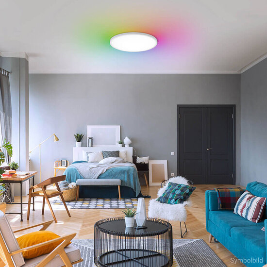 Optonica LED Ceiling Lights White Body 18W CCT+RGB - Schaffen Sie die perfekte Atmosphäre in jedem Raum