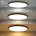Optonica LED Ceiling Lights Black Body 18W CCT+RGB - Crea la atmósfera perfecta en cualquier habitación