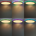 Optonica LED Ceiling Lights Black Body 18W CCT+RGB - Crea la atmósfera perfecta en cualquier habitación