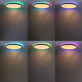 Optonica LED Ceiling Lights Black Body 18W CCT+RGB - Crea la atmósfera perfecta en cualquier habitación