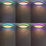Optonica LED Ceiling Lights Black Body 18W CCT+RGB - Crea la atmósfera perfecta en cualquier habitación