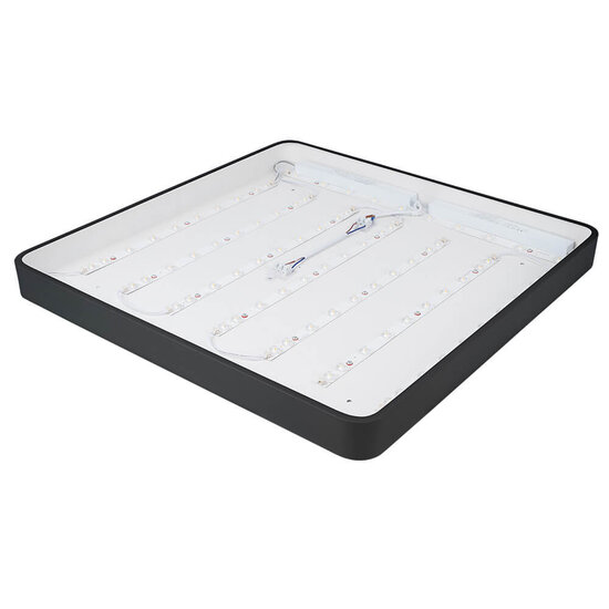 Optonica LED Ceiling Light Black Body - Square - Ideales Licht für jeden Raum