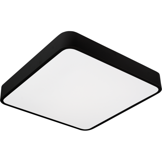 Optonica LED Ceiling Light Black Body - Square - Créez une atmosphère chaleureuse dans votre espace