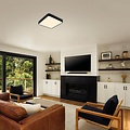 Optonica LED Ceiling Light Black Body - Square - Creëer een warme sfeer in uw ruimte