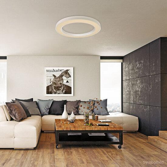 Optonica LED Ceiling Light Round Shape White Body - Schaffen Sie eine warme Atmosphäre in Ihrem Raum