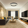 Optonica LED Ceiling Light Round Shape Black Body - Schaffen Sie eine warme Atmosphäre in Ihrem Raum