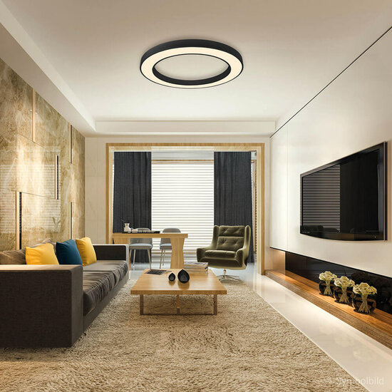 Optonica LED Ceiling Light Round Shape Black Body - Schaffen Sie eine warme Atmosphäre in Ihrem Raum