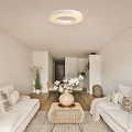 Optonica LED Ceiling Light Round Shape White Body - Crea una atmósfera cálida en tu espacio