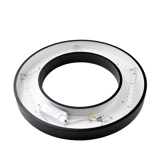 Optonica LED Ceiling Light Round Shape Black Body - Créez une atmosphère chaleureuse dans votre espace