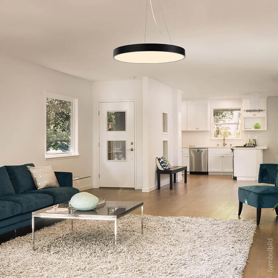 Optonica LED Ceiling Light Black Body - Round - Perfect voor sfeervolle verlichting