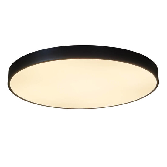 Optonica LED Ceiling Light Black Body - Round - Ideal for creating a cozy atmosphere