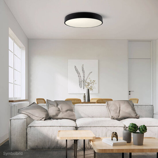 Optonica LED Ceiling Light Black Body - Round - Ideales Licht für jeden Raum