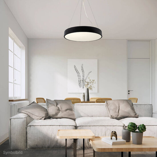 Optonica LED Ceiling Light Black Body - Round - Perfecte verlichting voor elke ruimte