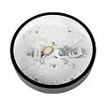 Optonica LED Ceiling Light Black Body - Round - Creëer een warme sfeer in elke ruimte