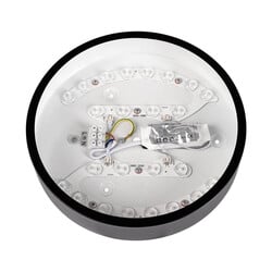 LED Ceiling Light Black Body - Round