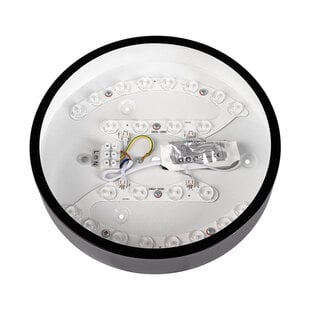 LED Ceiling Light Black Body - Round