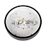 Optonica LED Ceiling Light Black Body - Round - Create a warm atmosphere in any room