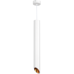 Hanging Fixture White Body Gold Inner Range GU10, MR16 Fitting