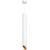 Optonica Hanging Fixture White Body Gold Inner Range GU10, MR16 Fitting