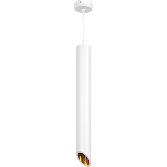 Optonica Hanging Fixture White Body Gold Inner Range GU10, MR16 Fitting - Schaffen Sie eine stilvolle Atmosphäre in Ihrem Raum