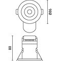 Optonica LED Fire Rated Fixture Interchangeable Bezel - Sichere und stilvolle Beleuchtung