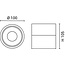 Optonica LED Downlight Surface Mount 12W Black 3000K BRIDGELUX-CHIP ADJUSTABLE - Perfecte verlichting voor elke ruimte