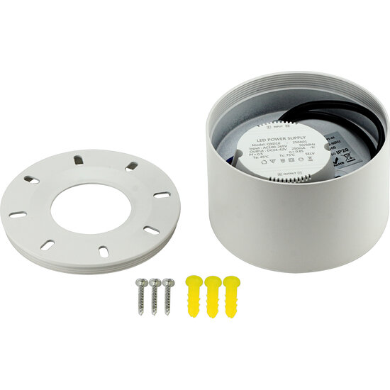 Optonica LED Downlight Surface Mount 10W White 3000K BRIDGELUX-CHIP - Schaffen Sie eine warme Atmosphäre in Ihrem Raum