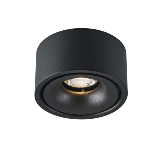 Optonica LED Downlight Surface Mount 10W Black 3000K BRIDGELUX-CHIP - Schaffen Sie eine warme Atmosphäre in jedem Raum