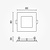 Optonica LED Built-In Module Square
