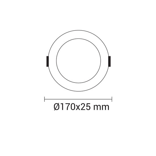 Optonica LED Built-In Module Round - Ideal Lighting Solution for Any Space