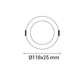 Optonica LED Built-In Module Round - Perfect lighting for any space