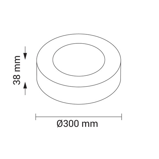 Optonica LED Surface Panel Round - Perfecte verlichting voor elke ruimte