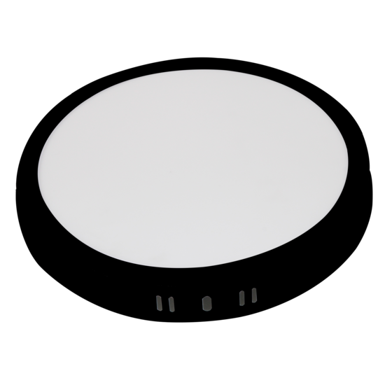 Optonica 12W LED Surface Panel Round 3CCT Black - Éclairage parfait pour chaque espace