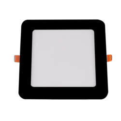 18W LED Einbau Slim Modul Quadrat 3CCT Schwarz