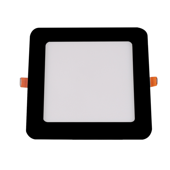 Optonica 18W LED Módulo Empotrado Slim Cuadrado 3CCT Negro - Iluminación versátil para cualquier espacio