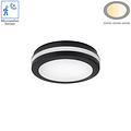 Optonica LED Outdoor Ceiling Light Black 20W CCT IP65 - Ideal für Außenbereiche