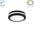 Optonica LED Outdoor Ceiling Light Black 20W CCT IP65 - MICROWAVE SENSOR