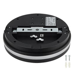 LED Outdoor Ceiling Light Black 20W CCT IP65
