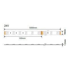 LED Strip 5050 24v Waterproof Professional Edition