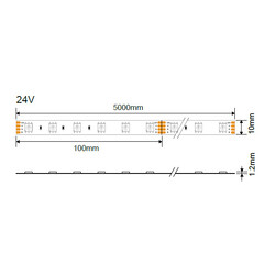 LED Strip 5050 24v Waterproof Professional Edition