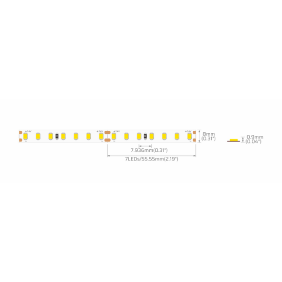 Optonica LED Strip 2835 24V 10W/M 126LED/M - Perfect lighting for any space