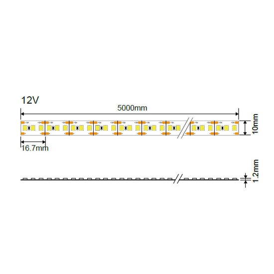 Optonica LED Strip 2835 Waterproof Professional Edition - Ideal para cualquier entorno