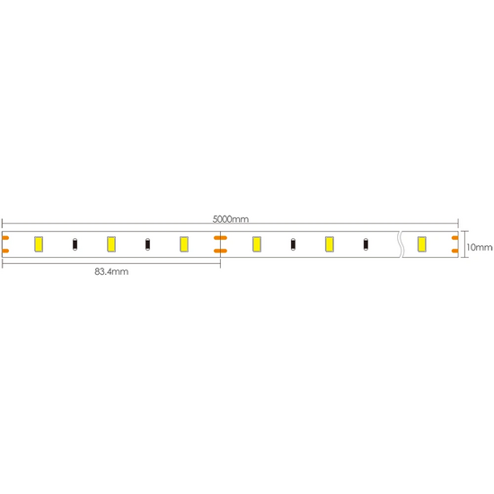 Optonica LED Strip 5630 Non-Waterproof Professional Edition - Crea la atmósfera perfecta con luz blanca cálida