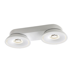 LED COB 2x15W Downlight Round White CCT CRI>90 - BRIDGELUX