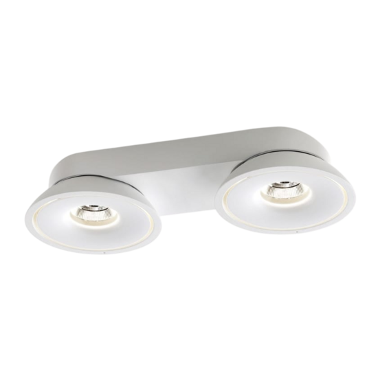 Optonica LED COB 2x15W Downlight Round White CCT CRI>90 - Iluminación perfecta para cualquier espacio